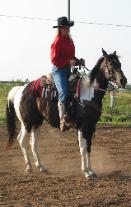 Janel Brookshire western riding lessons