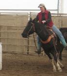 Janel Brookshire western riding instructor